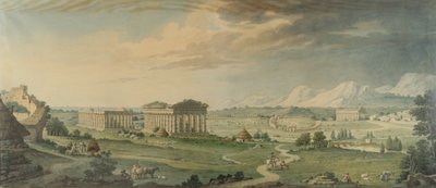 View of the Magnificent Ruins of the Ancient City of Pesto by Isidro González Velázquez